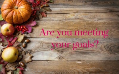 Fall Is Coming – Are You Meeting Your Goals?
