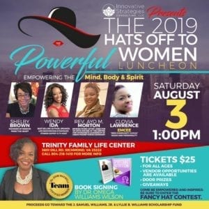 2019 Hats Off to Powerful Women: Empowering the Mind, Body and Spirit